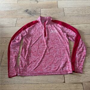 Grunt Style Military Red  Quarter-Zip Pullover Mens Sz‎ Small